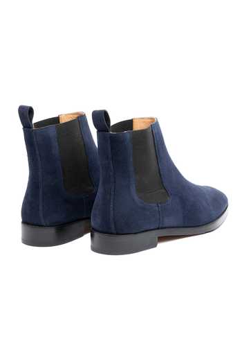 Buy 3dm Lifestyle Blue Leather Chelsea Boots Online at Aza Fashions Buy_3dm Lifestyle_Blue Leather Chelsea Boots _Online_at_Aza_Fashions