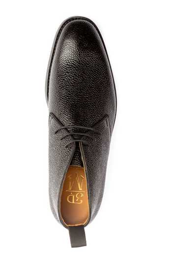 3dm Lifestyle_Black Leather Chukka Boots _at_Aza_Fashions