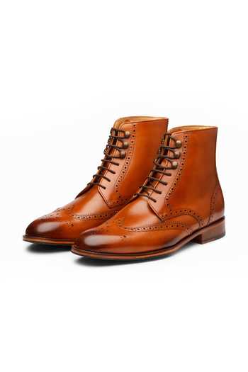 3dm Lifestyle Leather Wingtip Brogue Boots 