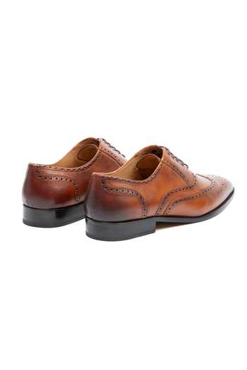 Shop 3dm Lifestyle Brown Leather Full Brogue Wingtip Oxford Shoes Online at Aza Fashions Shop_3dm Lifestyle_Brown Leather Full Brogue Wingtip Oxford Shoes _Online_at_Aza_Fashions