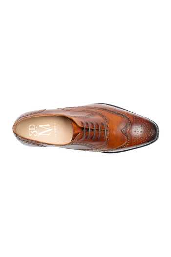 3dm Lifestyle Brown Leather Full Brogue Wingtip Oxford Shoes at Aza Fashions 3dm Lifestyle_Brown Leather Full Brogue Wingtip Oxford Shoes _at_Aza_Fashions
