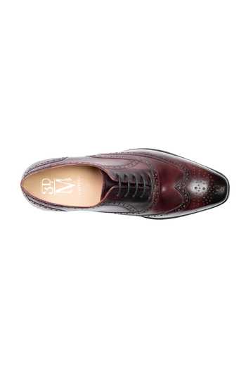 3dm Lifestyle Burgundy Leather Full Brogue Wingtip Oxford Shoes Online at Aza Fashions 3dm Lifestyle_Burgundy Leather Full Brogue Wingtip Oxford Shoes _Online_at_Aza_Fashions