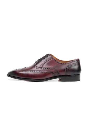 Buy 3dm Lifestyle Burgundy Leather Full Brogue Wingtip Oxford Shoes Online at Aza Fashions Buy_3dm Lifestyle_Burgundy Leather Full Brogue Wingtip Oxford Shoes _Online_at_Aza_Fashions