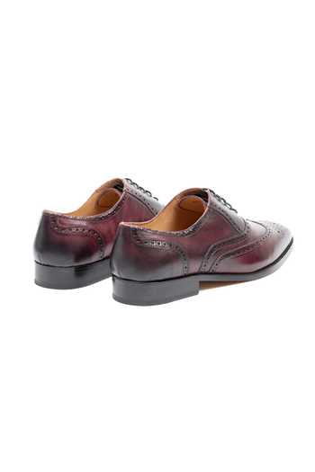 Shop 3dm Lifestyle Burgundy Leather Full Brogue Wingtip Oxford Shoes Online at Aza Fashions Shop_3dm Lifestyle_Burgundy Leather Full Brogue Wingtip Oxford Shoes _Online_at_Aza_Fashions