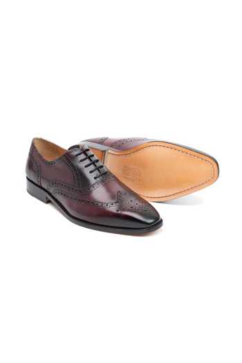 3dm Lifestyle Burgundy Leather Full Brogue Wingtip Oxford Shoes at Aza Fashions 3dm Lifestyle_Burgundy Leather Full Brogue Wingtip Oxford Shoes _at_Aza_Fashions