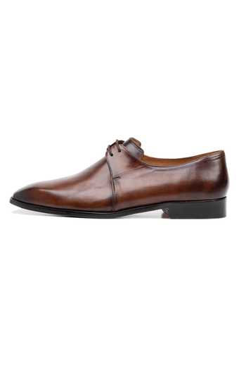 3dm Lifestyle Brown Leather Two Eyelet Derby Shoes Online at Aza Fashions 3dm Lifestyle_Brown Leather Two Eyelet Derby Shoes _Online_at_Aza_Fashions