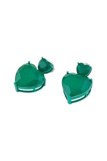 Isharya Green Dore Emerald Botox Earrings Online at Aza Fashions Isharya_Green Dore Emerald Botox Earrings _Online_at_Aza_Fashions