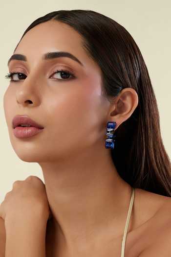 Isharya Imperia Sapphire Botox Hoop Earrings 