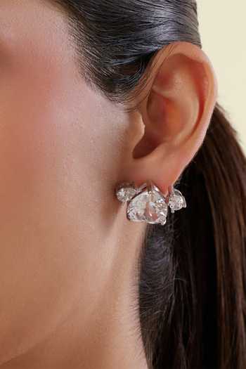 Isharya Sirein Diamante Botox Stud Earrings