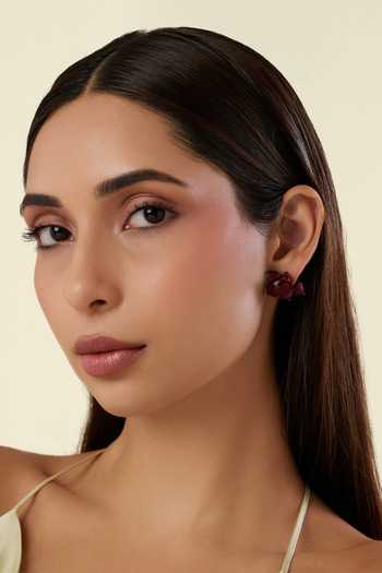 Isharya Sirein Ruby Botox Stud Earrings
