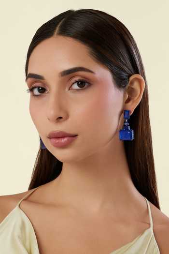 Isharya Shalom Sapphire Botox Dangler Earrings 