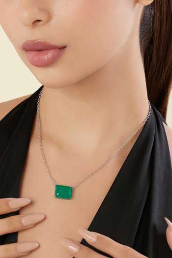 Isharya Emerald Botox Pendant Necklace
