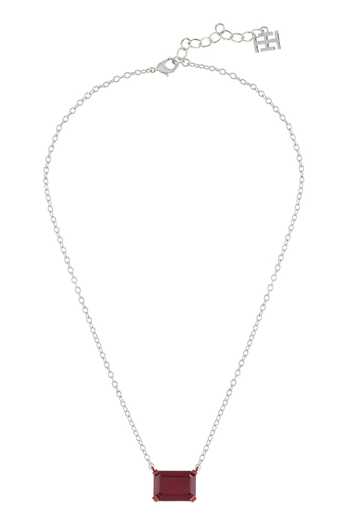 Shop Isharya Red Ruby Botox Pendant Necklace at Aza Fashions Shop_Isharya_Red Ruby Botox Pendant Necklace _at_Aza_Fashions