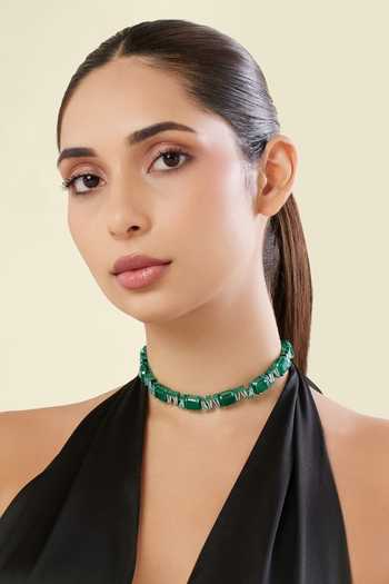 Isharya Memoire Emerald Botox Choker Necklace