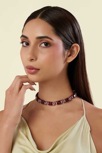Isharya Memoire Sapphire Botox Choker Necklace