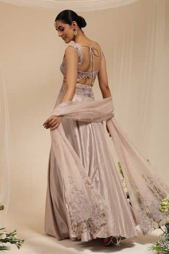 Amrta By Guneet Kondal Jashn-E-Bahaara Embroidered Lehenga Set 