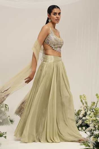 Amrta By Guneet Kondal Noor-E-Bahar Embroidered Lehenga Set 