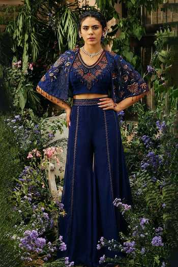 Shreeka Embroidered Blouse & Sharara Set