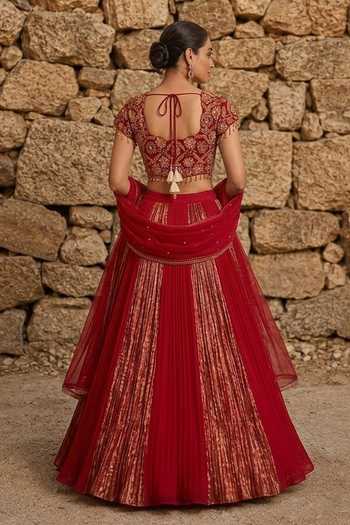 Shreeka Zari Embroidered Lehenga Set