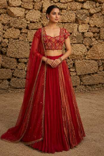 Shreeka Zari Embroidered Lehenga Set