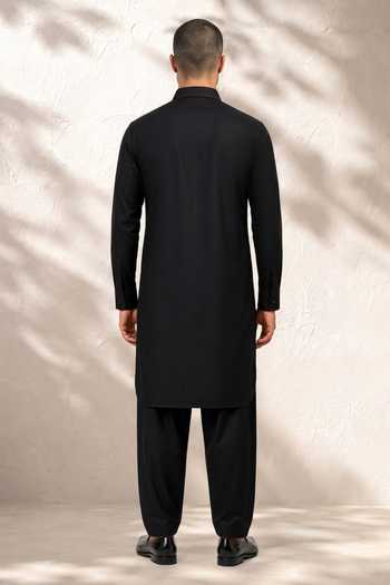 Bubber Couture Ritvik Cotton Silk Kurta & Salwar Set 