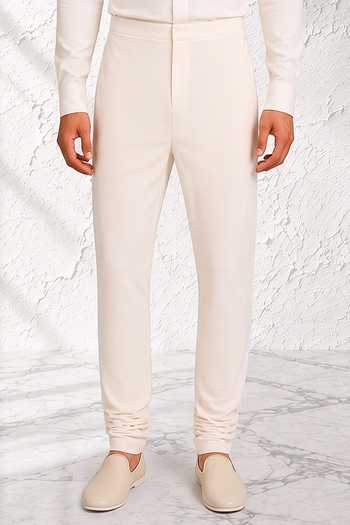 Buy Bubber Couture Off White Silk, Cotton Revaan Churidar Online at Aza Fashions Buy_Bubber Couture_Off White Silk, Cotton Revaan Churidar _Online_at_Aza_Fashions