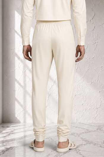 Bubber Couture Cream Silk, Cotton Neev Classic Churidar Online at Aza Fashions Bubber Couture_Cream Silk, Cotton Neev Classic Churidar _Online_at_Aza_Fashions