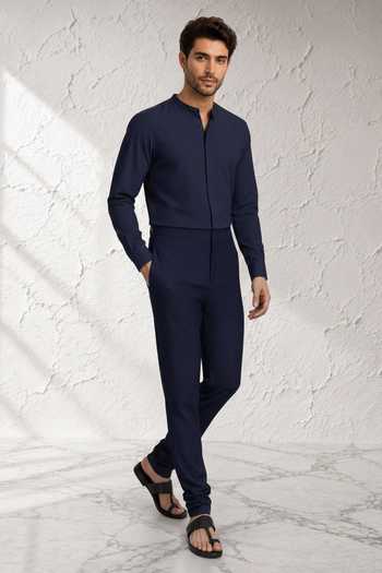 Bubber Couture Anvay Plain Cotton Silk Churidar