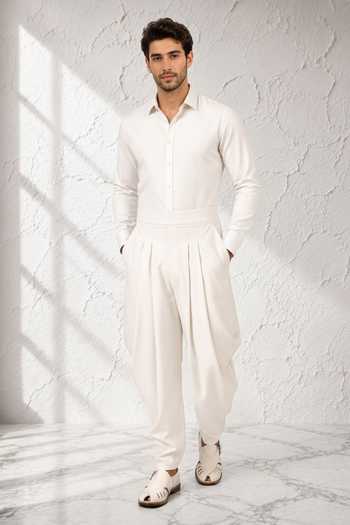 Bubber Couture Kanish Cotton Silk Dhoti Pant