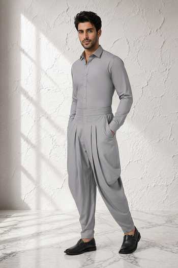 Bubber Couture Prayan Cotton Silk Dhoti Pant