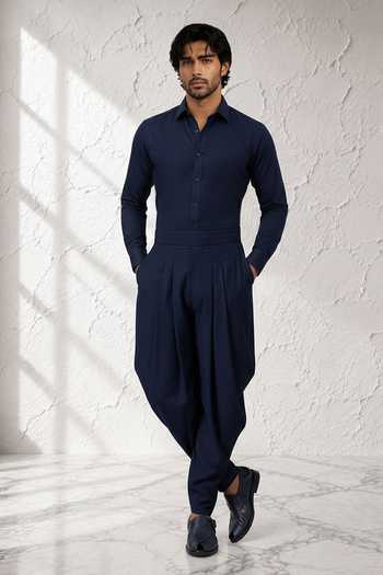 Bubber Couture Prithan Cotton Silk Dhoti Pant