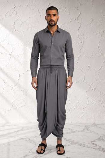 Bubber Couture Tanay Draped Dhoti Pant