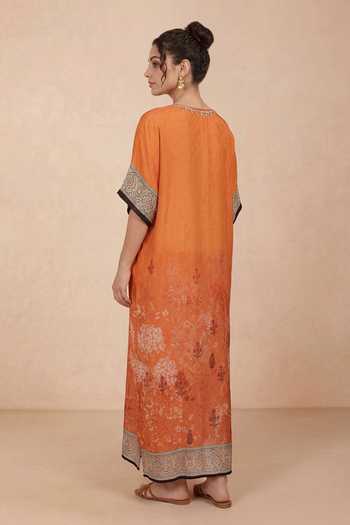 Shetab Kazmi Floral Pattern Kaftan