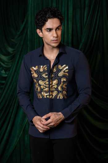 Hilo Design Molten Embroidered Shirt