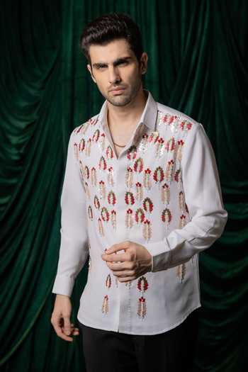 Hilo Design Meher Embroidered Shirt 