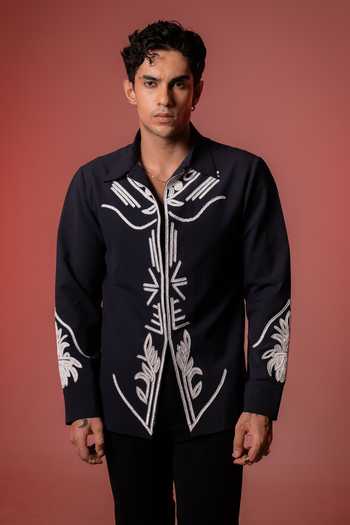 Hilo Design Botan Embroidered Shirt 