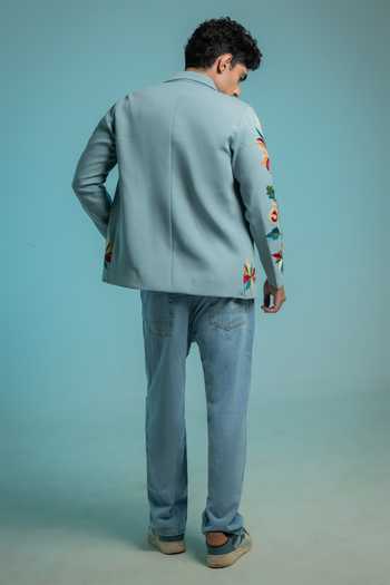 Hilo Design Halcyon Thread Embroidered Shacket