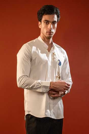 Hilo Design Gunina Thread Embroidered Shirt 