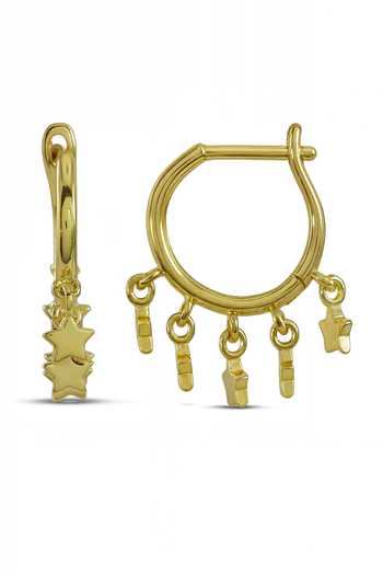 Arvino Starlit Charms Hoop Earrings 