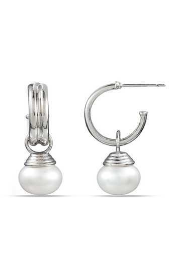 Arvino Luna Pearl Drop Earrings 