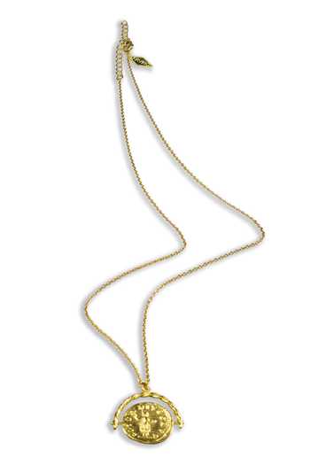 Arvino Golden Guardian Pendant Necklace 