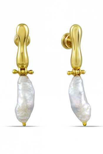 Arvino Pearl Horizon Drop Earrings 