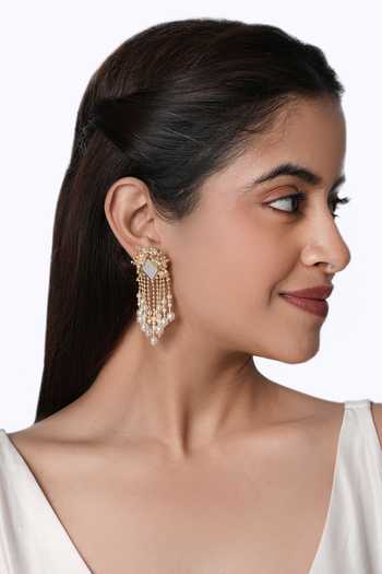 Vaidaan Amisha Pearl Embellished Earrings 
