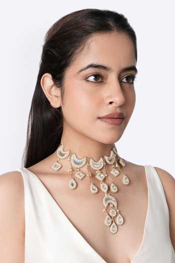 Vaidaan Navya Mirror Work Choker 