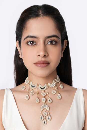 Vaidaan Navya Mirror Work Choker 