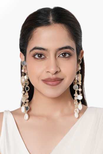 Vaidaan Kajol Mirror Cuff Earrings 