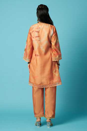 Vedika M Bandhani Print Kurta Set