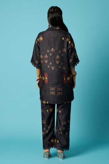Vedika M Printed Short Kurta & Pant Set
