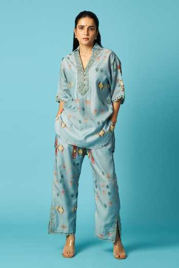 Vedika M Printed Short Kurta & Pant Set