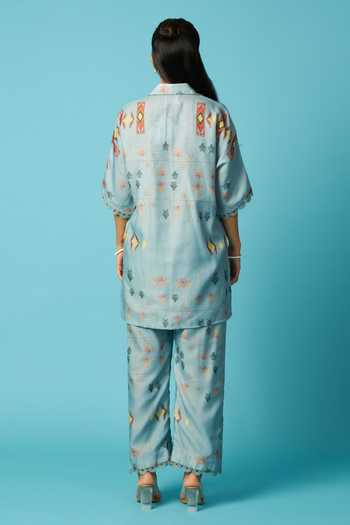 Vedika M Printed Short Kurta & Pant Set